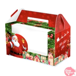 Caja Picnic con Asa y Ventana - Navidad