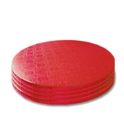 Cake Drum Color Rojo 35 cm 5 ud