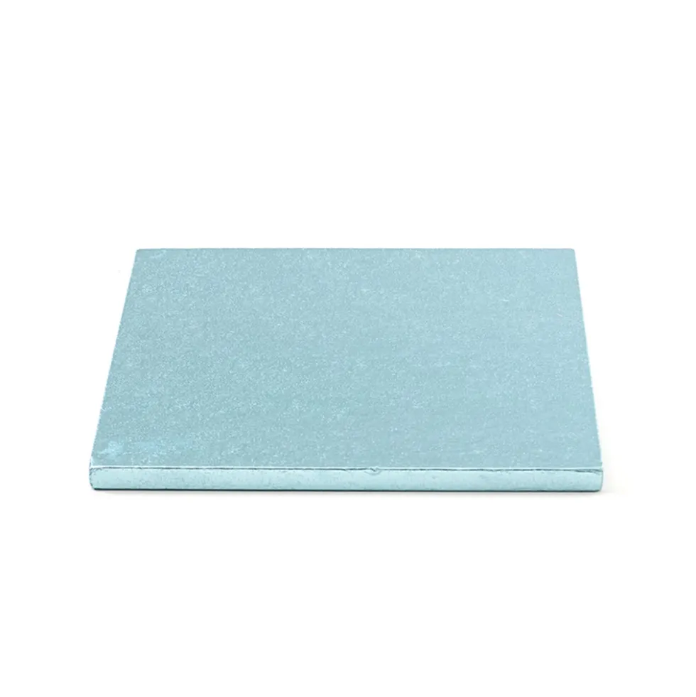 Cake Drum Cuadrado Celeste 20 cm x 1,2 cm