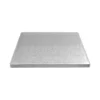 Cake Drum Cuadrado Plateado 37,5 cm x 12 mm