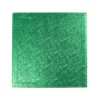 Cake Drum Cuadrado Verde Metalizado 30 cm x 1,2 cm