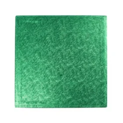 Cake Drum Cuadrado Verde Metalizado 30 cm x 1,2 cm