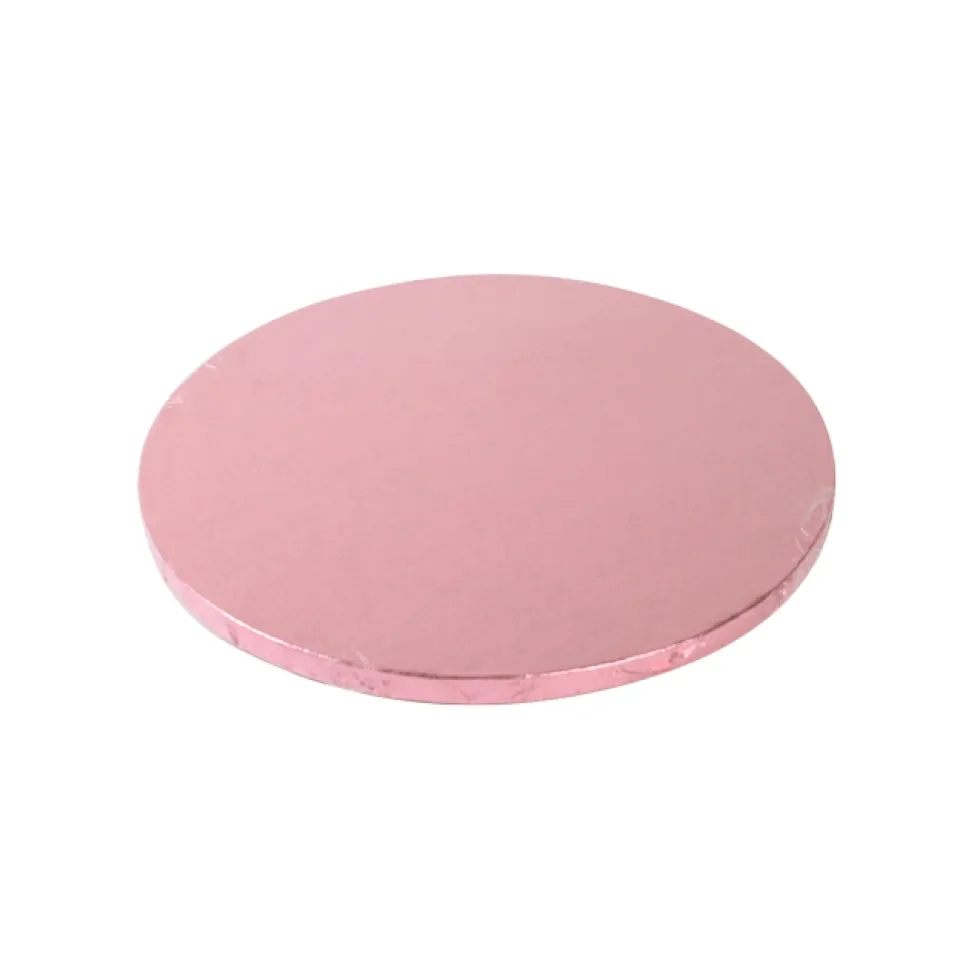 Cake Drum Redondo Rosa 20 cm x 1,2 cm