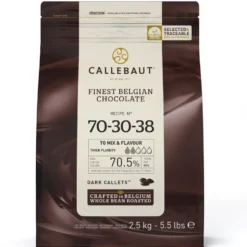 Callets De Chocolate Extra Negro (70,5%) Callebaut - 2,5 Kg