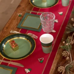 Camino de Mesa Navidad Chic Rojo 2,5 mt