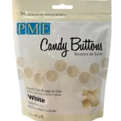 Candy Buttons color Blanco 340 gr - PME