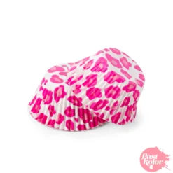 Capsulas Cupcake Leopardo Rosa - 30 Unidades
