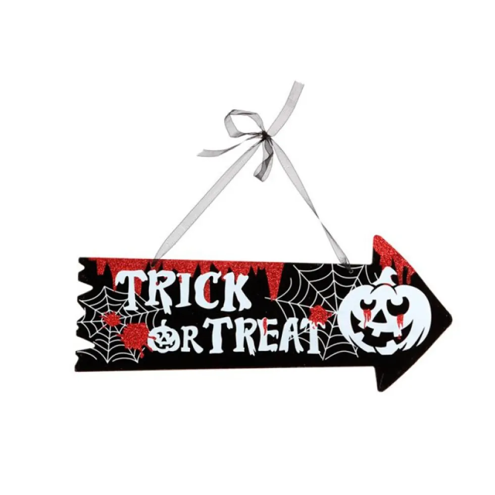 Cartel Flecha Halloween 36 cm Modelo 1