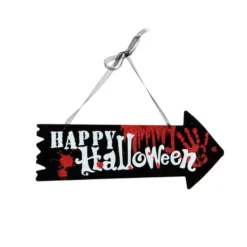 Cartel Flecha Halloween 36 cm Modelo 2