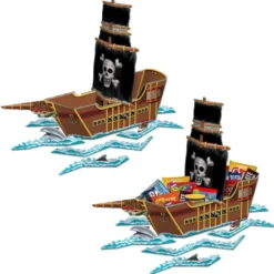 Centro de Mesa Barco Pirata