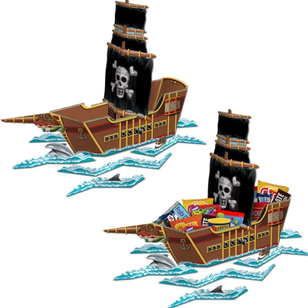 Centro de Mesa Barco Pirata