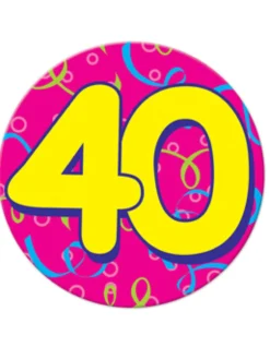 Chapa Gigante 40 Cumpleaños