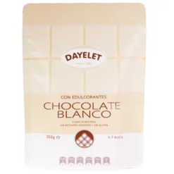 Chocolate Blanco Sin Azúcar 350gr