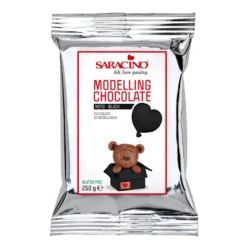Chocolate para modelar Saracino - negro 250 g