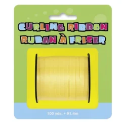 Cinta para atar globos Amarilla 90 m