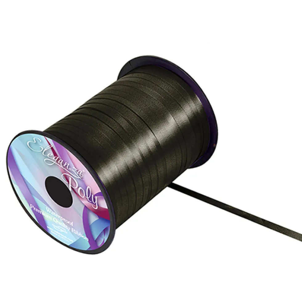 Cinta para atar globos Negro Brillante