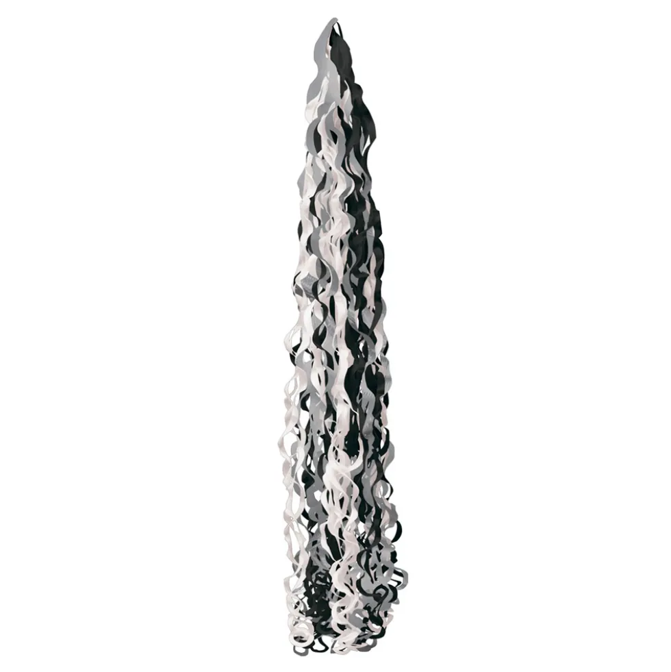 Cintas Decorativas Globos Negro y Blanco 86 cm