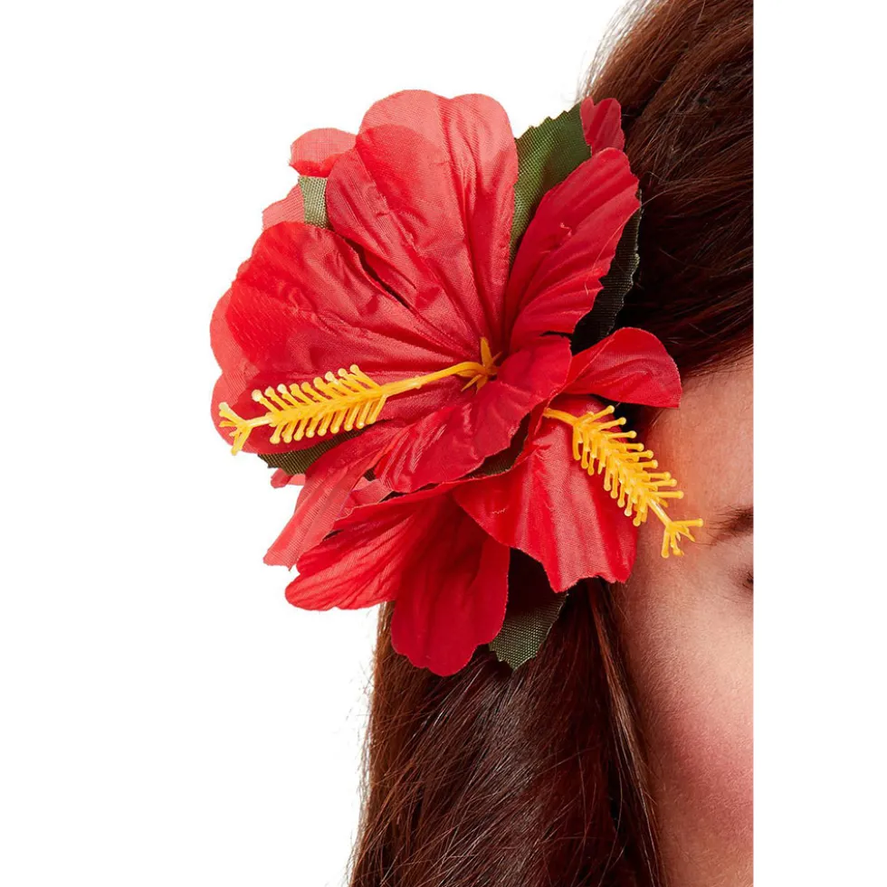 Clip para el Pelo Hibiscus Roja