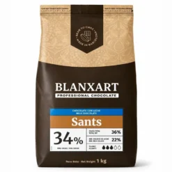 Cobertura de Chocolate con Leche Sants 34 % - 1 Kg - Blanxart