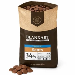 Cobertura de Chocolate con Leche Sants 34 % - 1 Kg - Blanxart