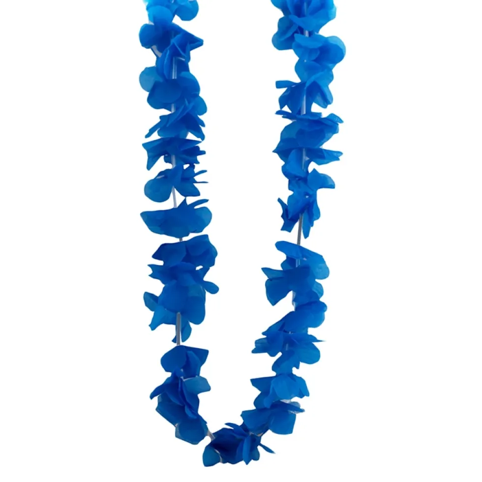 Collar Hawaiano Azul