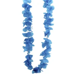 Collar Hawaiano Azul Mar
