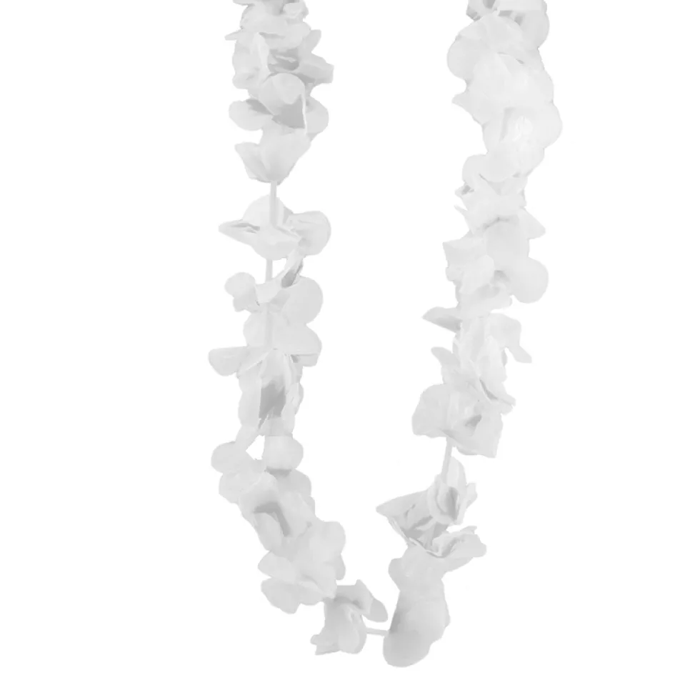 Collar Hawaiano Blanco