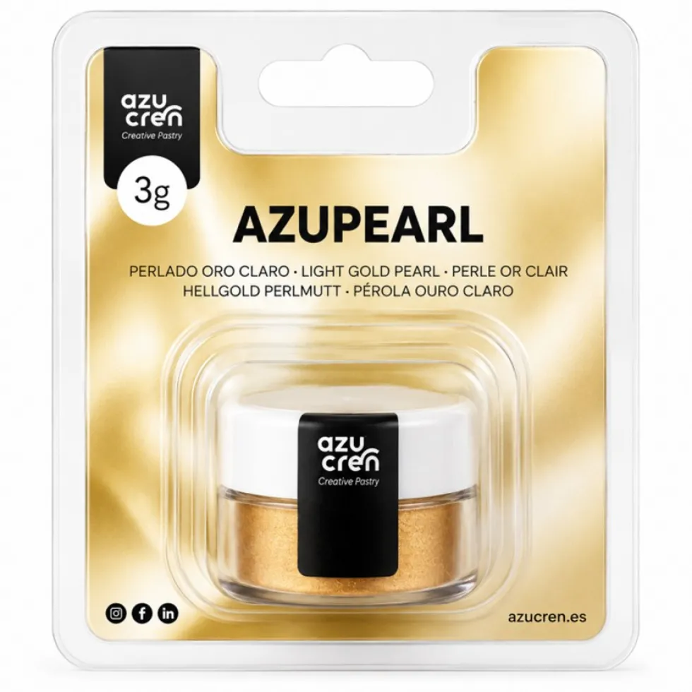 Colorante en Polvo con Brillo Oro Perlado 3 gr