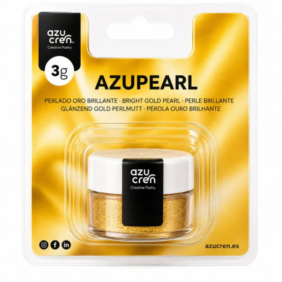 Colorante en Polvo con Brillo Oro Brillante 3 gr