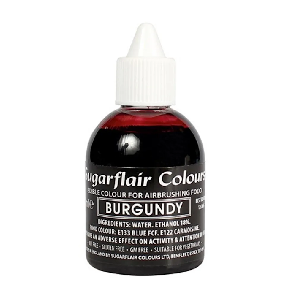 Colorante Aerógrafo Burdeos 60 ml - Sugarflair