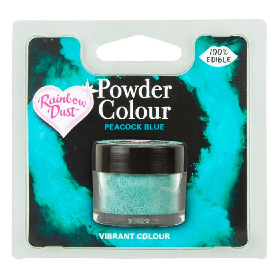 Colorante en Polvo Azul Pavo Real 3 gr - Rainbow Dust