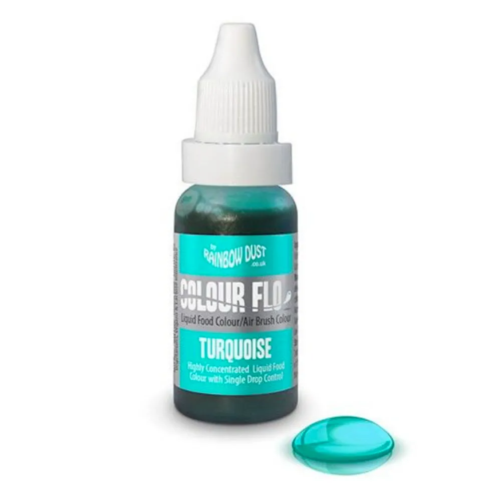 Colorante Líquido y para Aerógrafo Turquesa 19 gr - Rainbow Dust