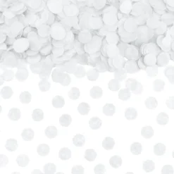 Confeti de Papel Círculo Blanco 15 gr