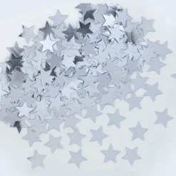 Confeti Estrellas Plateadas