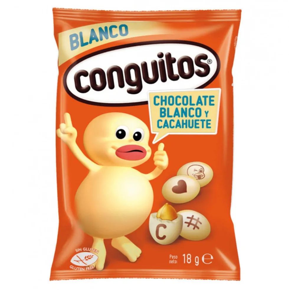 Conguitos de Chocolate Blanco 18 gr