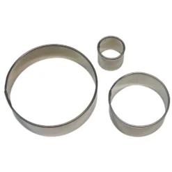 Cortadores Redondos Acero Inoxidable 3 ud
