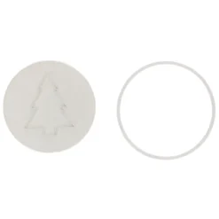 Cortador + Sello para Galletas Árbol Navidad 7,5 cm