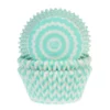 Cápsulas Cupcake Azules Chevron 50 ud - House of Marie