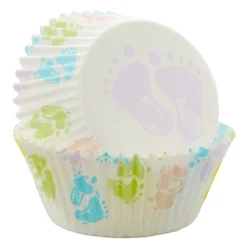 Cápsulas Cupcake Pies de Bebé 75 ud - Wilton