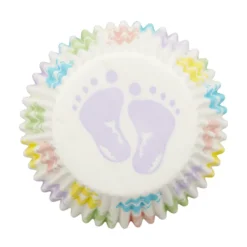 Cápsulas Cupcake Pies de Bebé 75 ud - Wilton