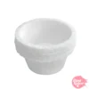 Cápsulas Cupcake Rizadas Blancas 30 ud
