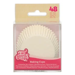 Cápsulas Cupcakes Blancas 48 ud - Funcakes