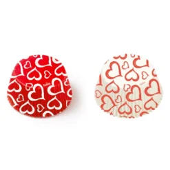Cápsulas Cupcakes Corazones Rojos y Blancos 36 ud - Decora