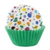 Cápsulas Mini Cupcake Triangulos Dots 100 ud - Wilton