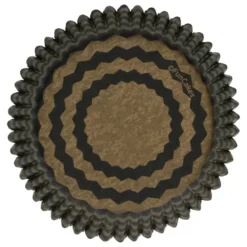 Cápsulas para Cupcakes Chevron Dorado y Negro 48 Unidades