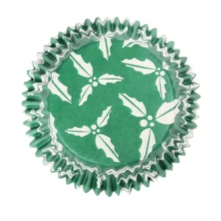 Cápsulas para cupcakes Holly Green de Culpitt