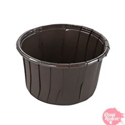Cápsulas Cupcake Horneables Borde Reforzado Marrón Oscuro 50 Ud