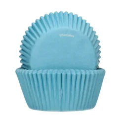 Cápsulas Cupcakes Azul Claro 48 ud - Funcakes
