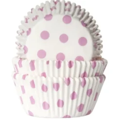 Cápsulas cupcakes Baby Pink Polka dot