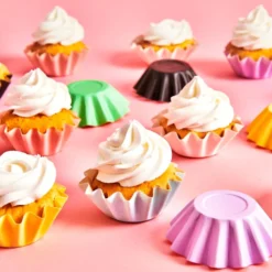 Cápsulas Cupcakes Bloom Negras 48 ud - Funcakes